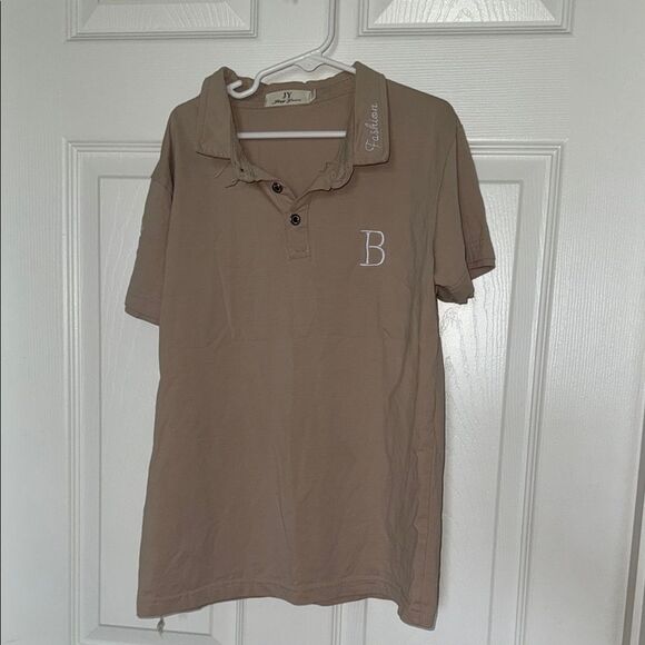 Boys short sleeves polo style ‘B’ initials tee NWOT - Picture 1 of 7